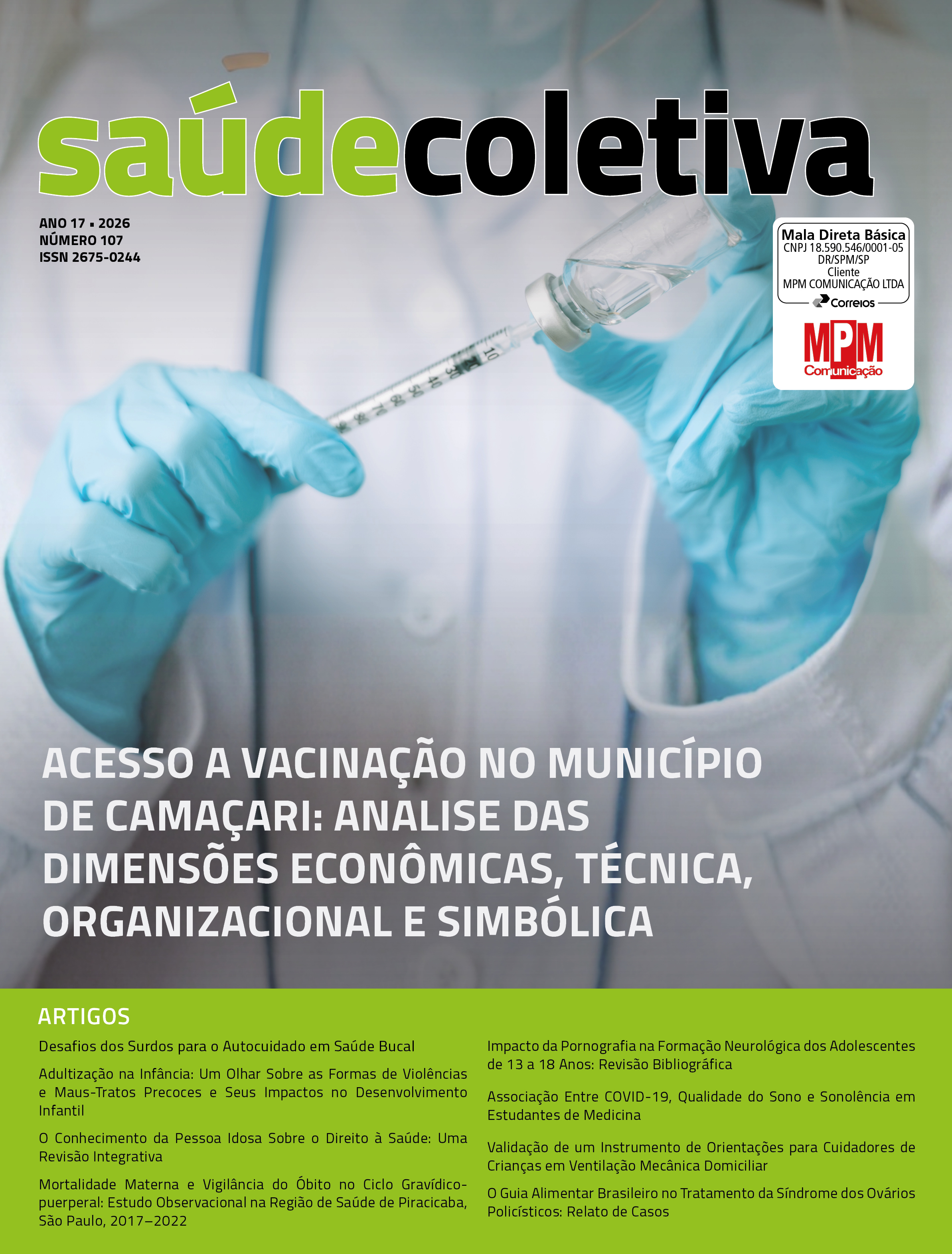 					Visualizar v. 17 n. 107 (2026)
				